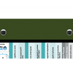 WhiteCoat Clipboard® Trifold - Army Green Cardiology Edition